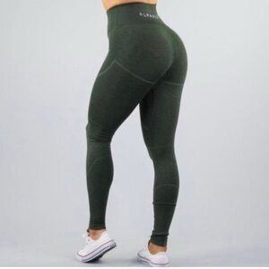 Alphalete Forest Green High-Waisted Leggings